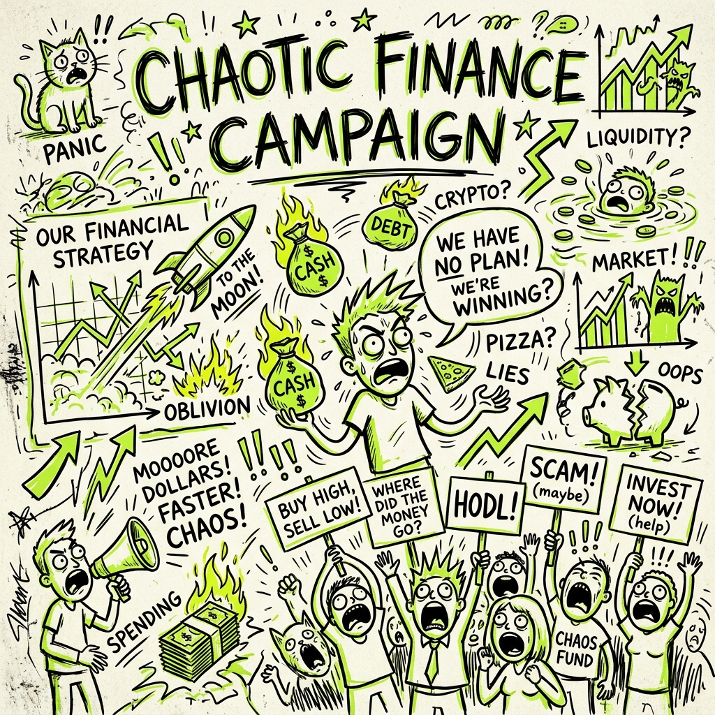 Animated hand-drawn Coinflation character campaign video placeholder